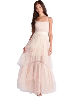 Bestseller Oly Womens Ruffled Corset Evening Dress  Limited Stock!