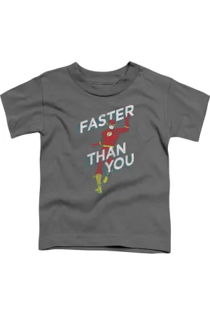 DC Comics Flash Faster Than You Short Sleeve Toddler Tee / T-Shirt