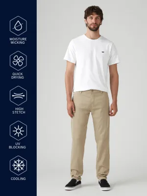 Men's Beige Regular Fit Tech Pant Chinos LEVI'S