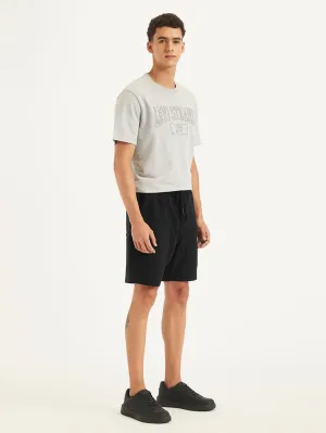 Men's Black Regular Fit Shorts LEVI'S