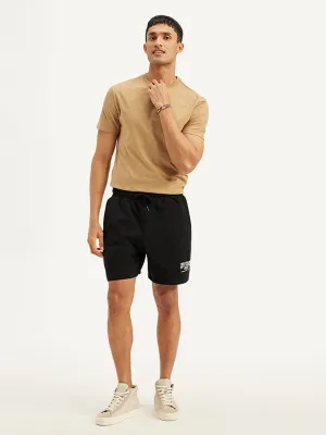 Men's Black Regular Fit Shorts LEVI'S