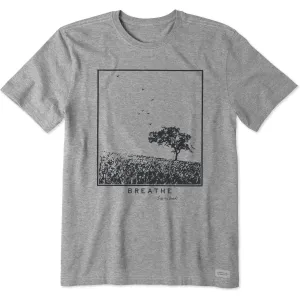 Men's Breathe Prairie Short Sleeve Crusher Tee LIFE IS GOOD