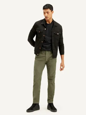 Men's Olive Slim Tapered Fit Chinos LEVI'S