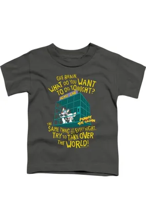 Pinky And The Brain The World Short Sleeve Toddler Tee / T-Shirt