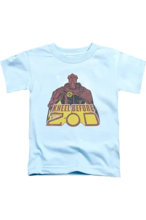 Superman Kneel Before Short Sleeve Toddler Tee / T-Shirt