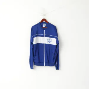 Trending Now Score Draw Men XXL Sweatshirt Blue Everton Football Zip Up Shiny Track Top  Last Chance!