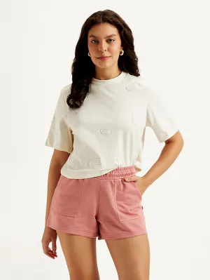 Women's Brand Logo Boxy T-shirt LEVI'S