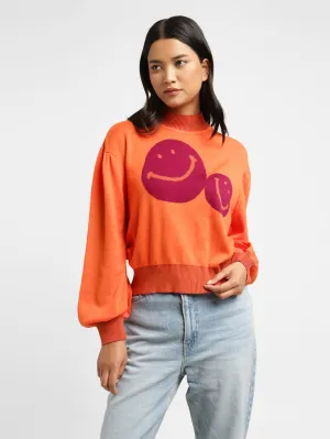 Women's Graphic Print High Neck Sweater LEVI'S
