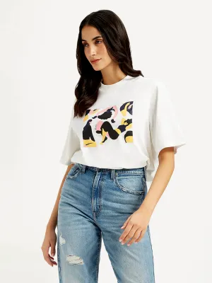 Women's Graphic Print Relaxed Fit T-shirts LEVI'S