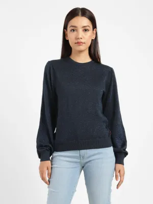 Women's Solid Round Neck Sweater LEVI'S