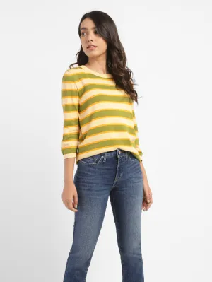 Women's Striped Round Neck Sweater LEVI'S