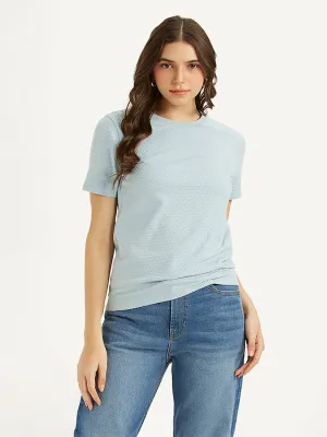 Women's Textured Slim Fit T-Shirt LEVI'S